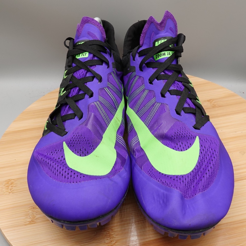 Nike Size 13 Zoom JA Fly 2 Track Sprint Shoes Style 705373-035 MSRP $125 - Picture 2 of 9